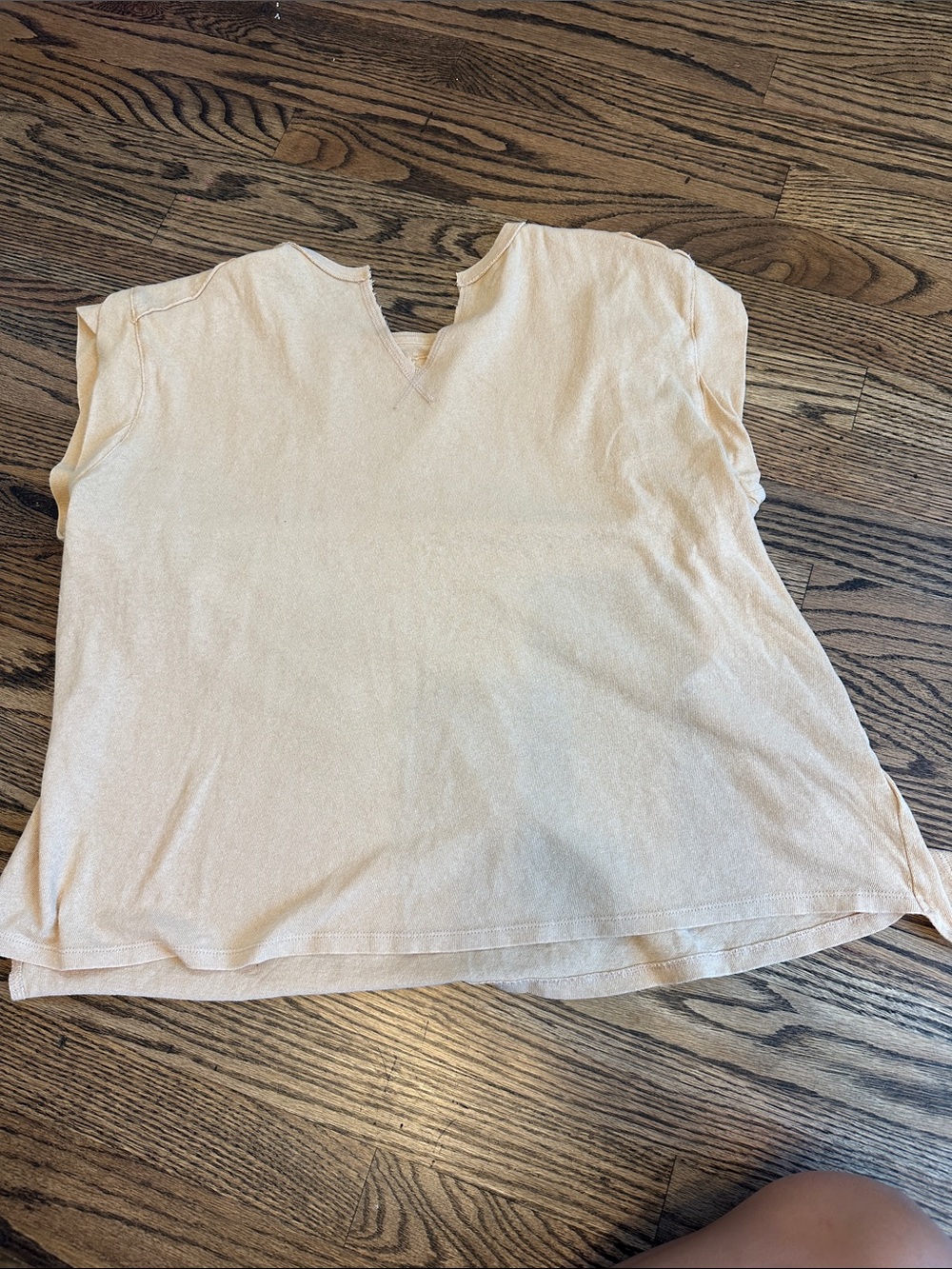Aerie Soft V-Neck Muscle Tank Top in pale mustard - small